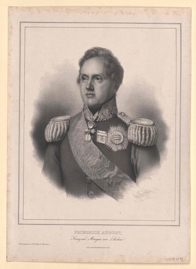 Rey de Sajonia Federico Augusto II de Artist Unknown
