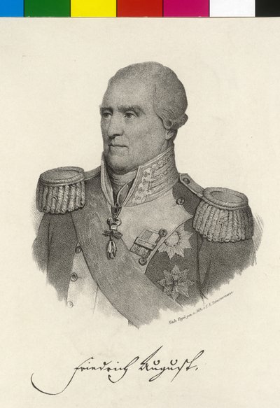 Rey de Sajonia Federico Augusto I de Artist Unknown