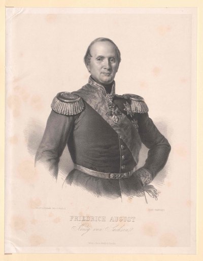 Rey de Sajonia Federico Augusto II de Artist Unknown