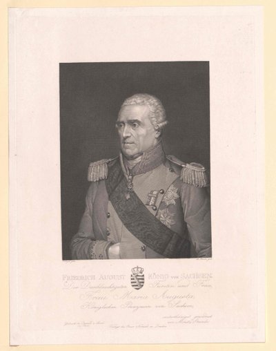 Rey de Sajonia Federico Augusto I de Artist Unknown