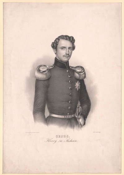 Rey de Sajonia Jorge de Artist Unknown