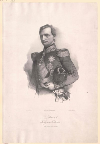 Rey de Sajonia Johann de Artist Unknown