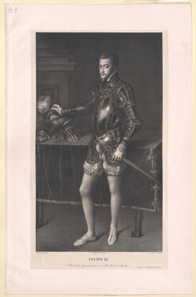 Rey de España Felipe II de Artist Unknown