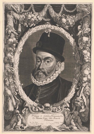 Rey de España Felipe II de Artist Unknown