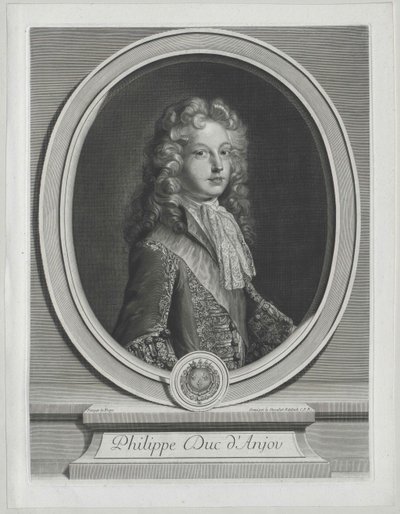 Rey de España Felipe V. de Artist Unknown
