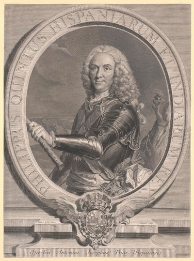 Rey de España Felipe V. de Artist Unknown