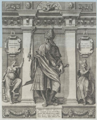 Rey de los francos Sigiberto I de Artist Unknown