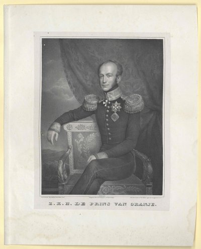 Rey de los Países Bajos Guillermo II de Artist Unknown
