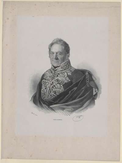 Conde Klemens Brandis (huella) de Artist Unknown