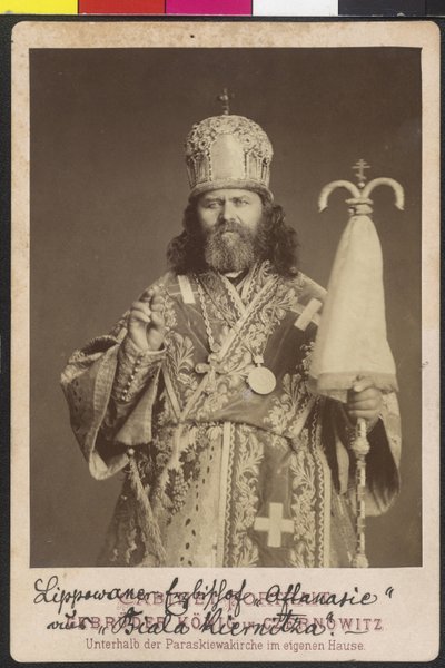 El arzobispo lipoveno Athanasie Makurov () de Biala Kiernitza de Artist Unknown