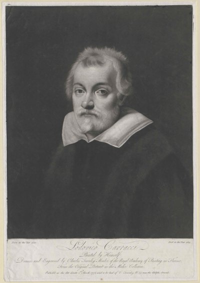 Lodovico Carracci (imprimir) de Artist Unknown
