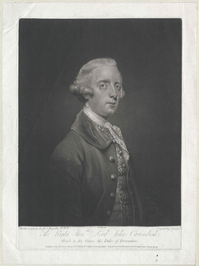 Lord John Cavendish de Artist Unknown