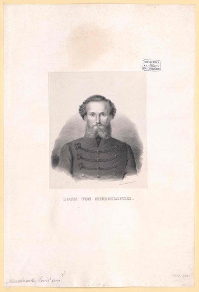Louis de Mieroslawski de Artist Unknown