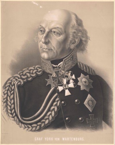Ludwig count Yorck von Wartenburg (huella) de Artist Unknown