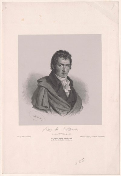 Ludwig van Beethoven de Artist Unknown