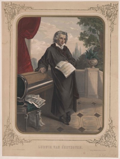 Ludwig van Beethoven de Artist Unknown