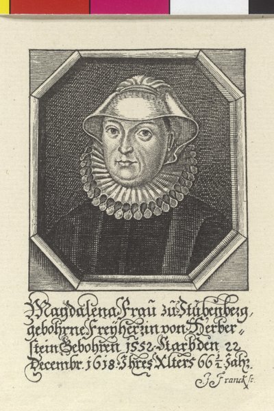 Magdalene Baronesa Herberstein de Artist Unknown