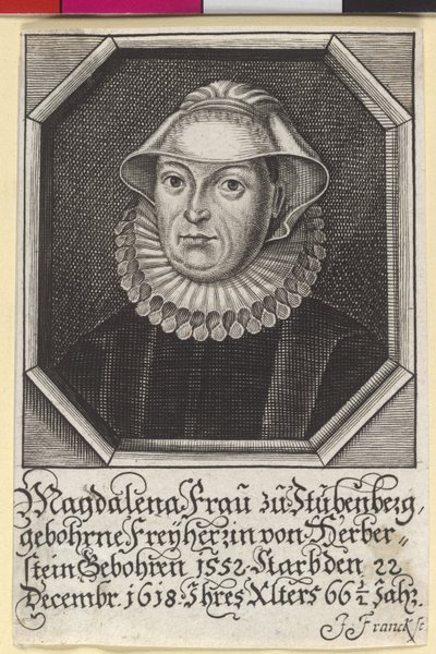 Magdalene Baronesa Herberstein de Artist Unknown