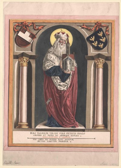 Margrave de Austria san Leopoldo III de Artist Unknown