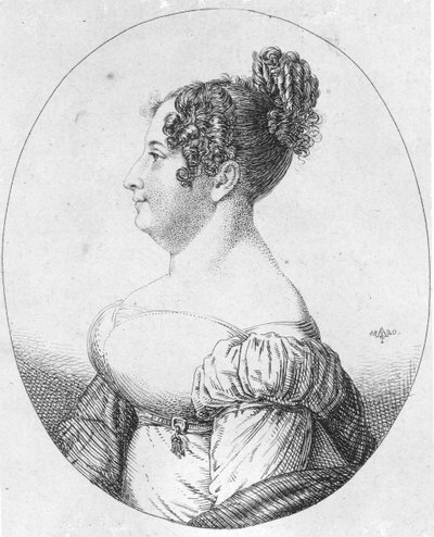 Maria Charlotte baronesa de 1782 - 1841 Kerpen de Artist Unknown