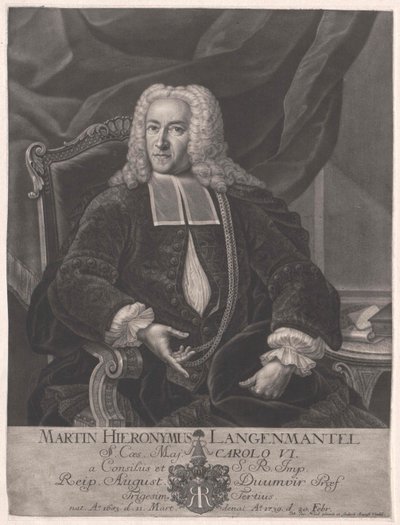 Martin Jerome Langenmantel de Artist Unknown
