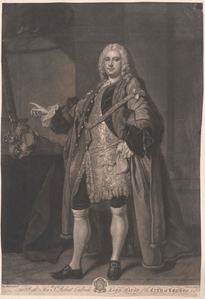 Alcalde de Londres Robert Ladbroke de Artist Unknown