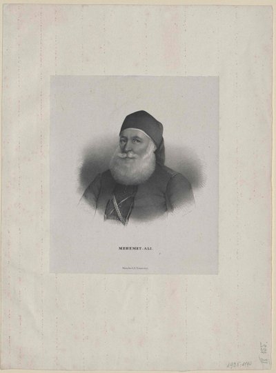 Mehemed Ali bashaw (imprimir) de Artist Unknown