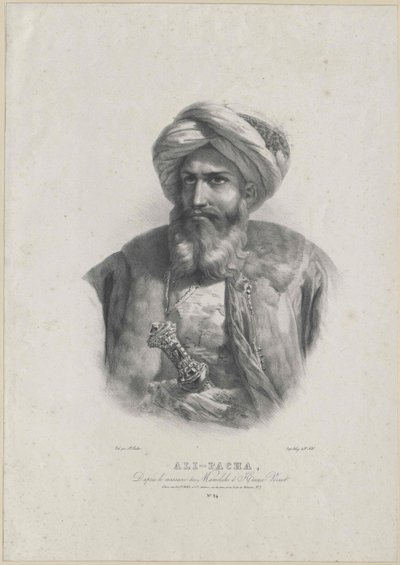 Mehemed Ali bashaw (imprimir) de Artist Unknown