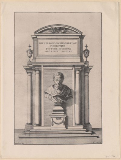 Michelangelo Buonarotti (impresión) de Artist Unknown