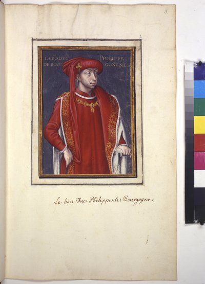 Miniatura, :, Felipe III . el bueno de Artist Unknown