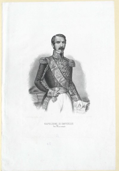 Napoleón III Emperador de los franceses, de Artist Unknown