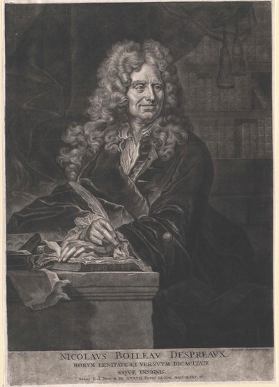Nicolas Boileau-Despreaux de Artist Unknown