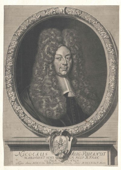 Nicolaus August Ruland de Artist Unknown