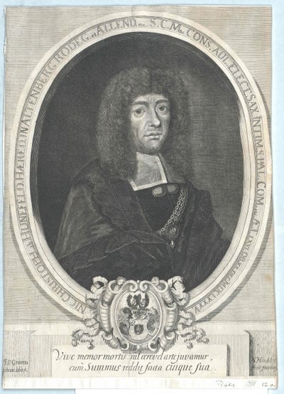 Nicolaus Christoph von Huenefeld de Artist Unknown
