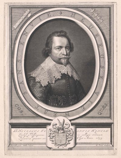 Nikolaus Johannes Honigh (imprimir) de Artist Unknown