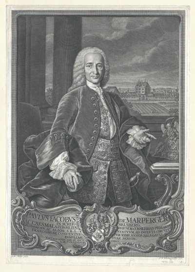 Paul Jakob von Marperger de Artist Unknown