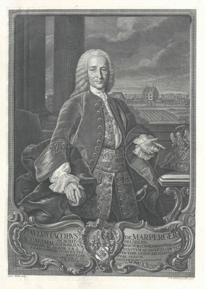 Paul Jakob von Marperger de Artist Unknown