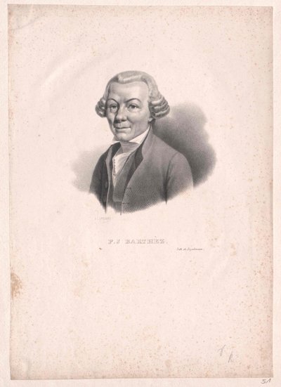 Paul Joseph Barthez de Artist Unknown