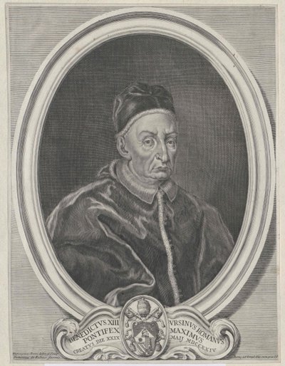 Papa Clemente XII (imprimir) de Artist Unknown