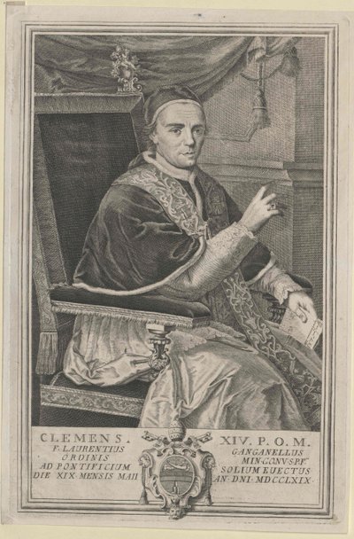 Papa Clemente XIV de Artist Unknown