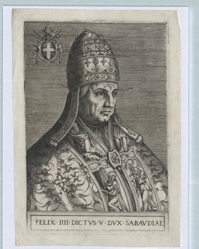 Papa Félix IV (imprimir) de Artist Unknown