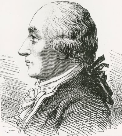 Retrato de Jacques Charles (grabado) de Artist Unknown