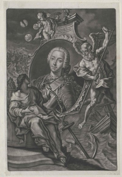 Príncipe de Inglaterra Karl Eduard (imprimir) de Artist Unknown
