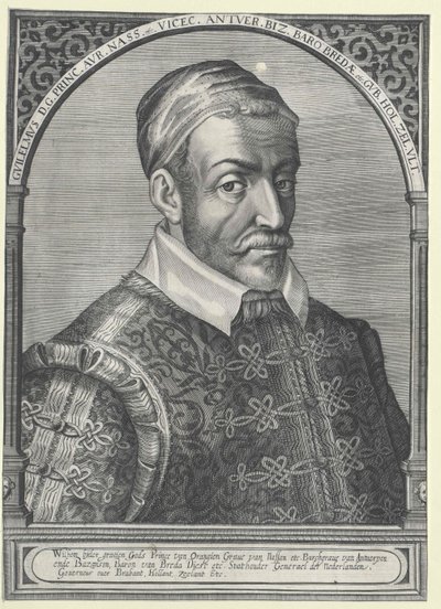 Príncipe de Orange Guillermo I (huella) de Artist Unknown