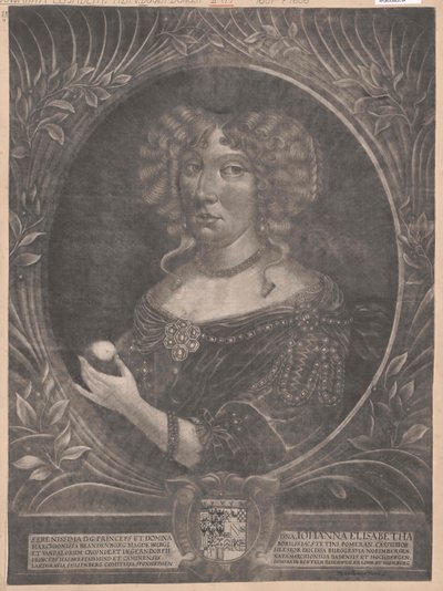 Princesa de Baden-Durlach Johanna Elisabeth de Artist Unknown