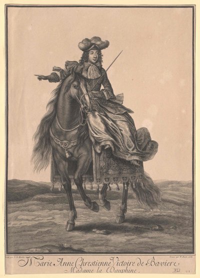 Princesa de Baviera Maria Anna de Artist Unknown
