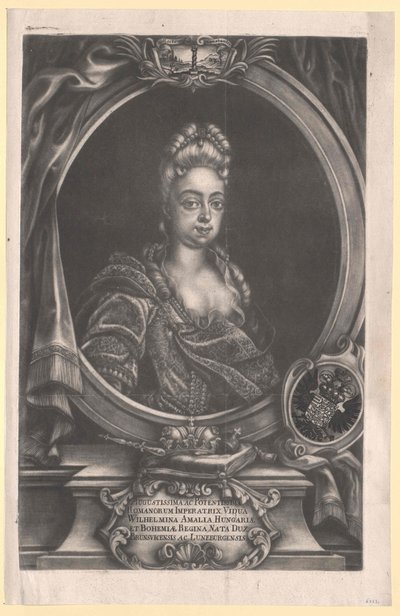 Princesa de Brunswick-Lueneburg Wilhelmine Amalie de Artist Unknown