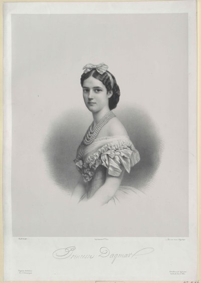 Princesa de Dinamarca Dagmar de Artist Unknown