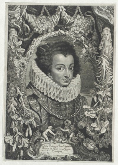 Princesa de Francia Elisabeth (imprimir) de Artist Unknown