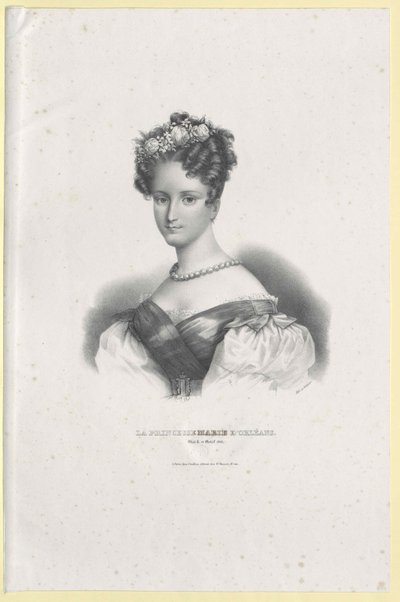 Princesa de Francia Marie (imprimir) de Artist Unknown